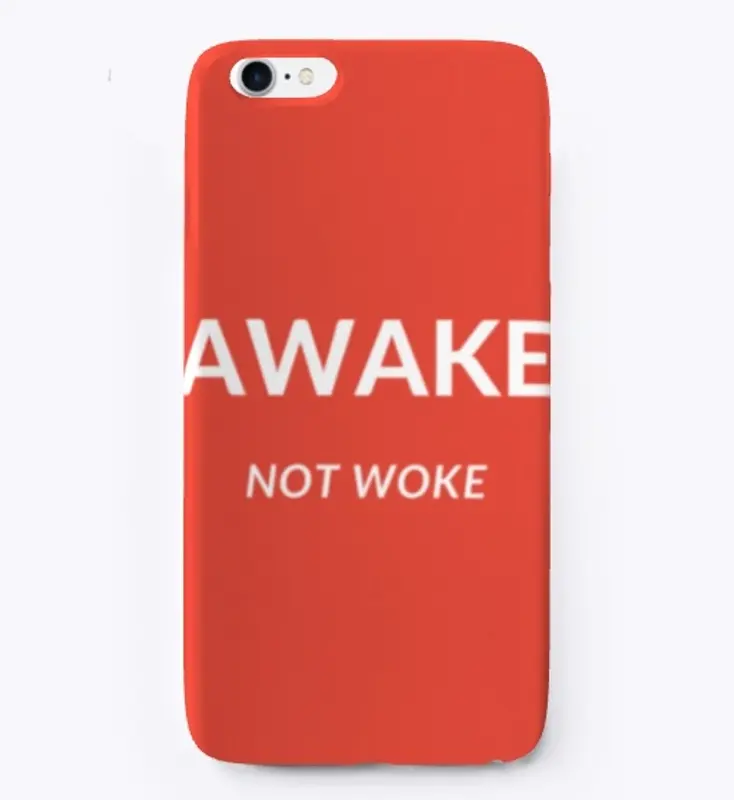 Awake not "woke"